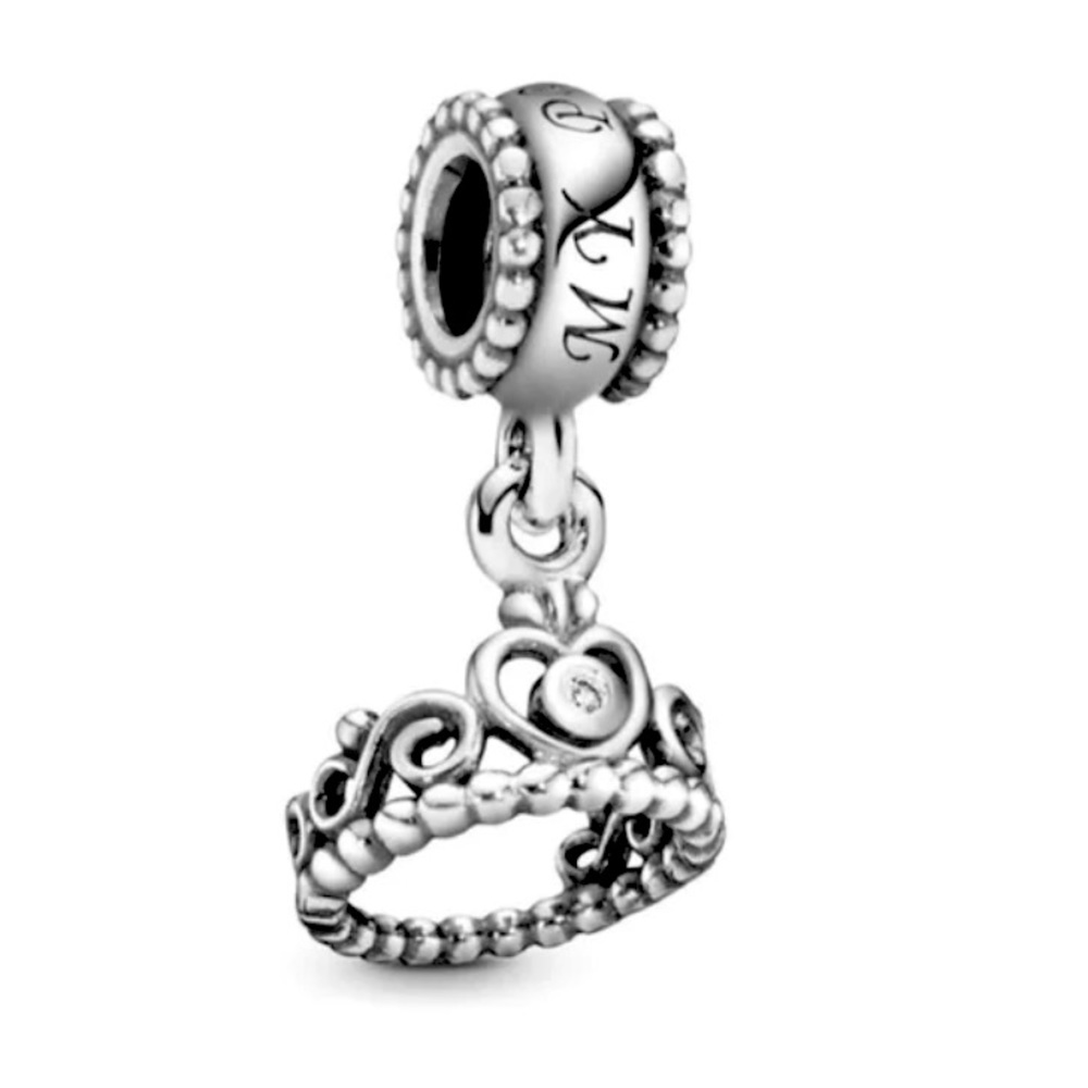 Retired Pandora My Princess Tiara Crown Dangling Charm